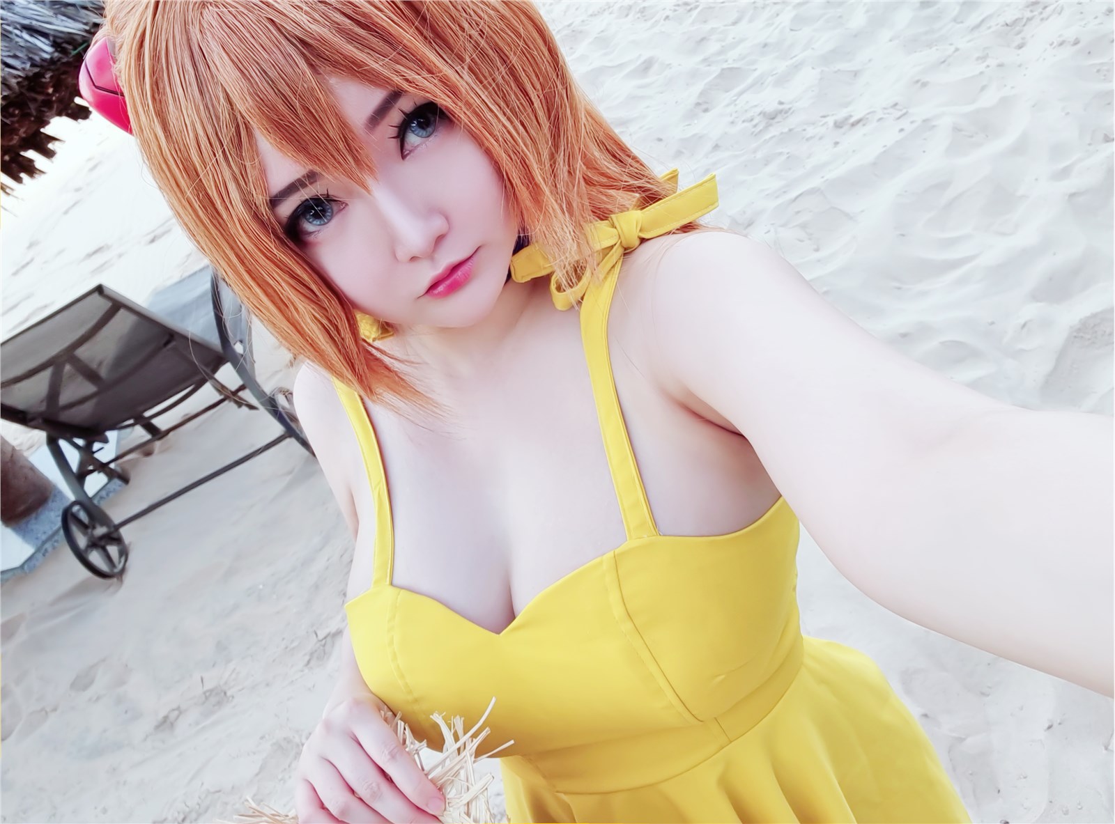 Potato Godzilla NO.060 Asuka Yellow Dress(17)